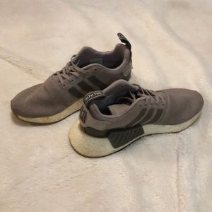 Women’s Adidas Olive Green NMD Boost Sneakers
